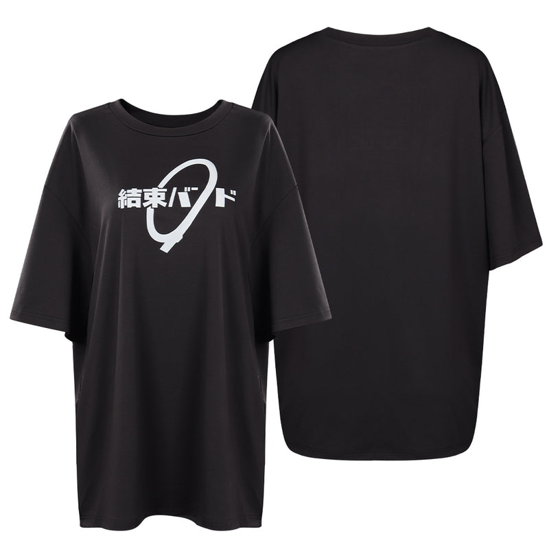 Bocchi the Rock Cosplay Black T-shirt Costume Outfit