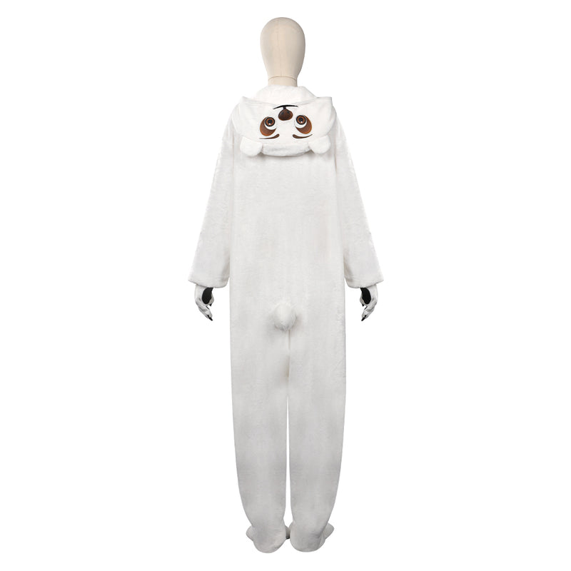 Zootopia+ Polar Bear Cosplay Costume Jumpsuit Pajamas Sleepwear Halloween Carnival Suit