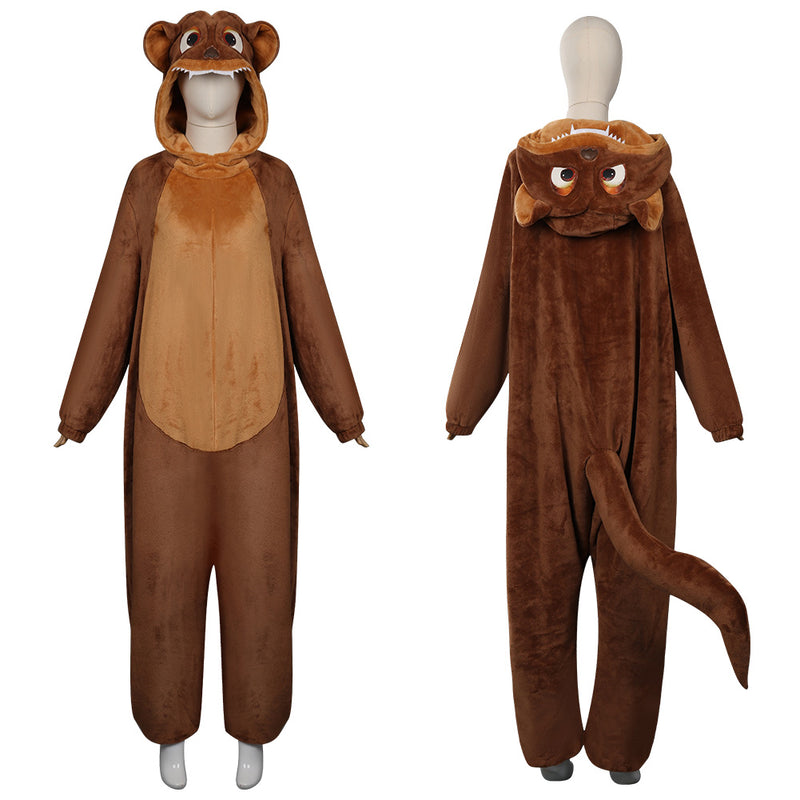 Zootopia+ Duke Weaselton Cosplay Costume Jumpsuit Pajamas Sleepwear Halloween Carnival Suit