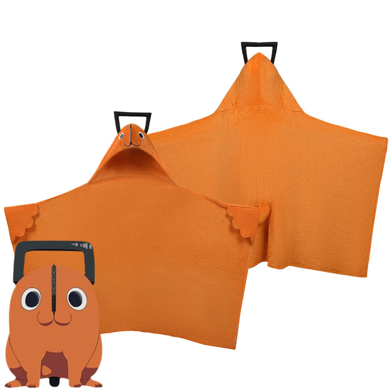 Kids Children -Pochita Cosplay Costume Cloak Blanket Outfits Halloween Carnival Suit