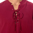 Adult Pirate Cosplay Costume Retro Sleeveless Shirt  Outfits Halloween Carnival Suit