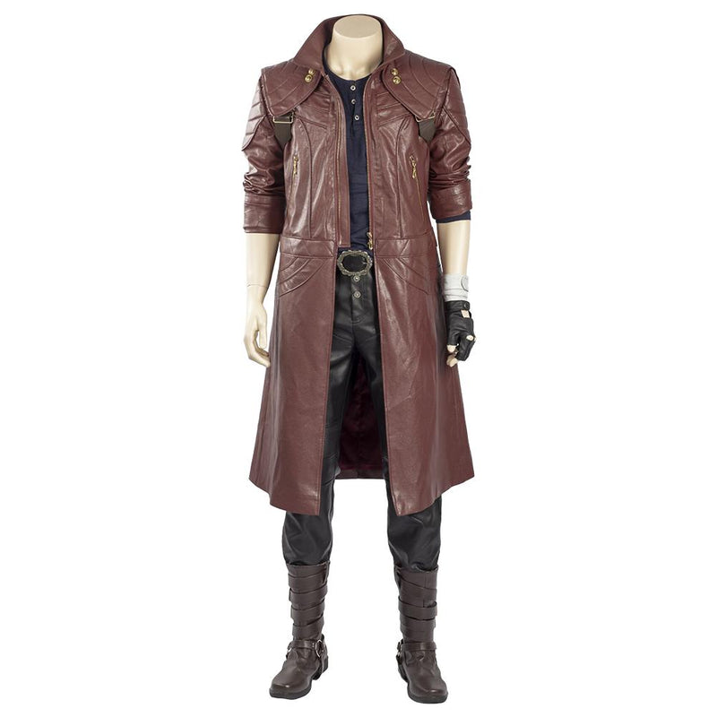 Game Devil May Cry 5 Dante Cosplay Brown Shoes Boots