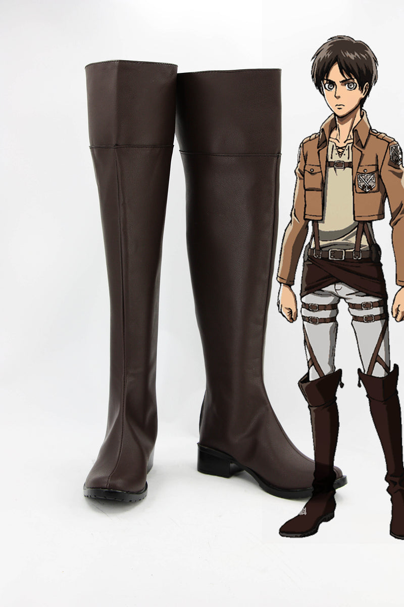 Eren Cosplay Shoes Boots Custom Made