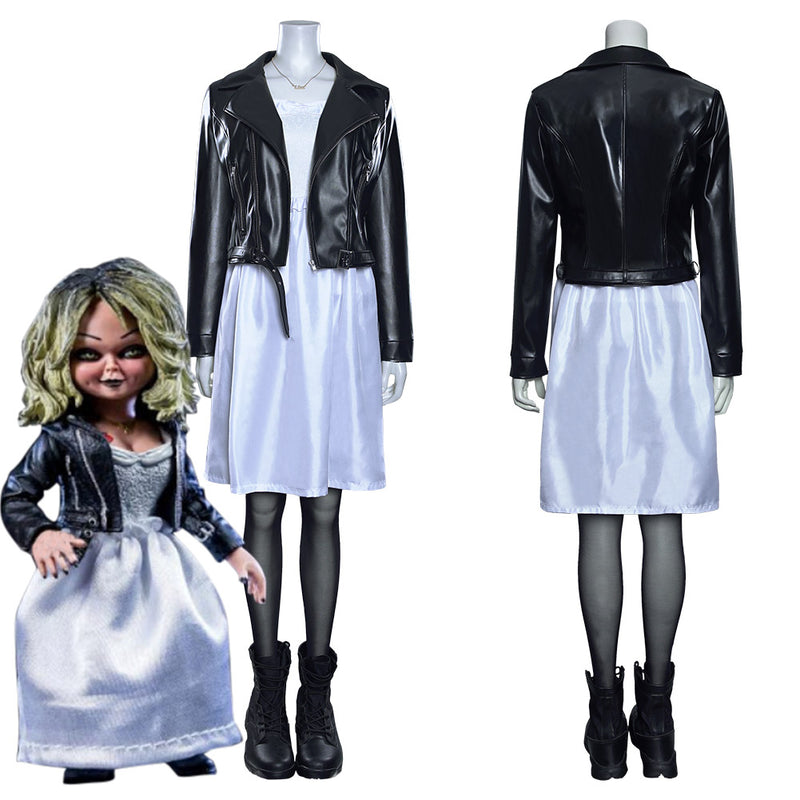 Bride of Chucky Tiffany Cosplay Costumes Long Dress Outfits Halloween  Carnival Suit - AliExpress