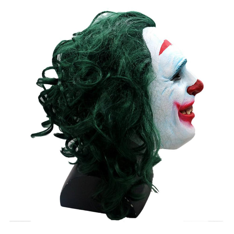 Batman Green Hair Mask Cosplay Clown Full Face Halloween Props