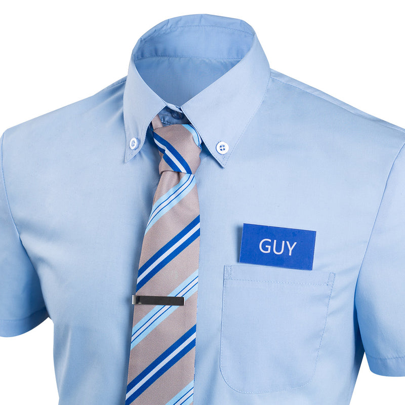 FREE GUY - Guy Shirt Outfit Halloween Carnival Cosplay Costume