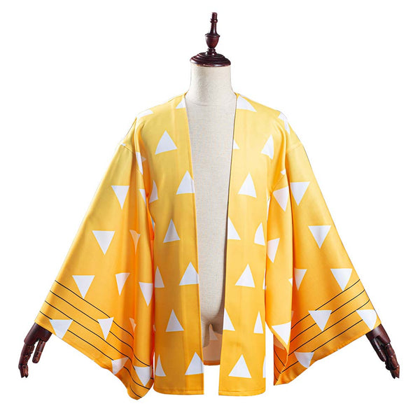 Agatsuma Zenitsu Kimono Coat Cosplay Costume