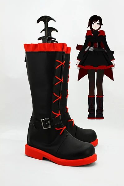 RWBY Red Trailer Ruby Cosplay Boots Shoes