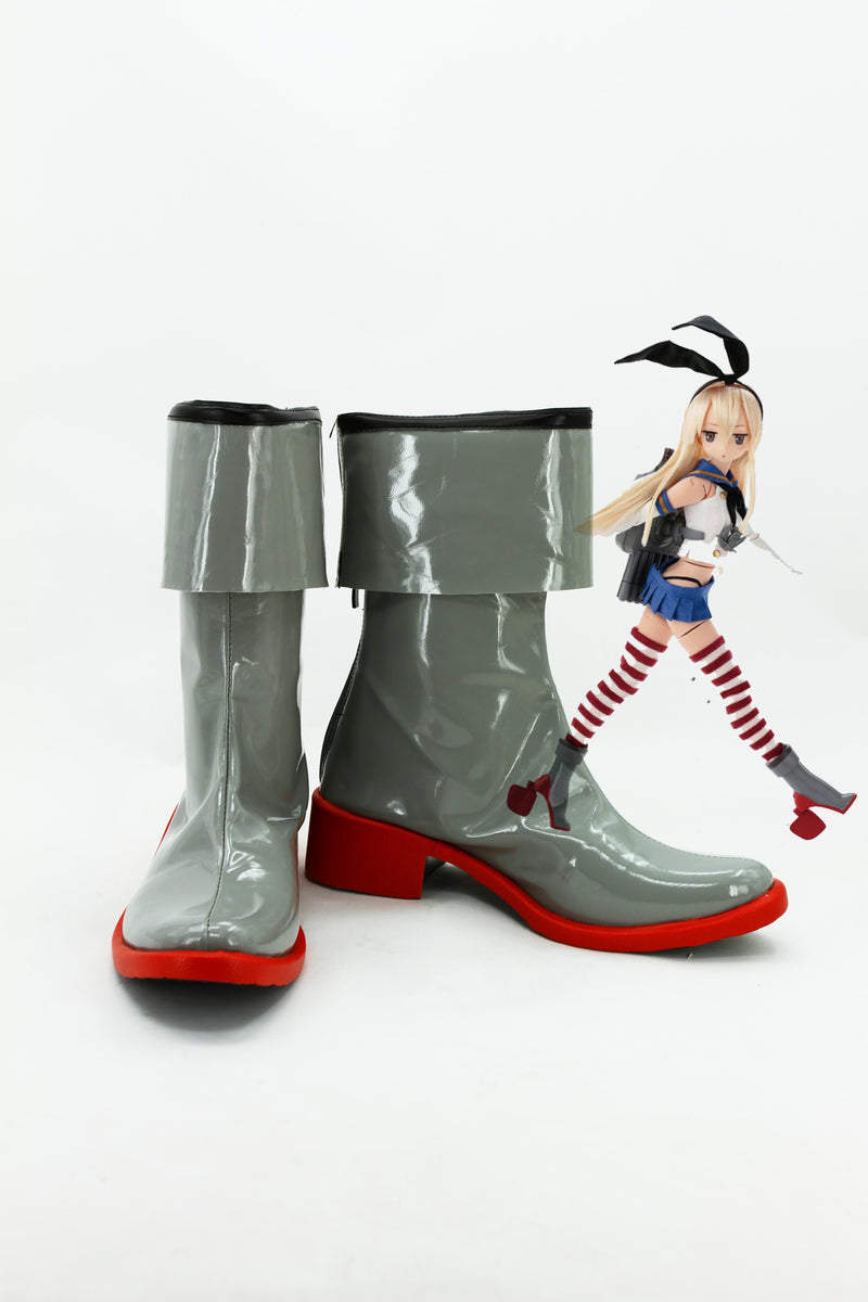 Kantai Collection Japanese Destroyer Shimakaze Cosplay Boots Shoes New