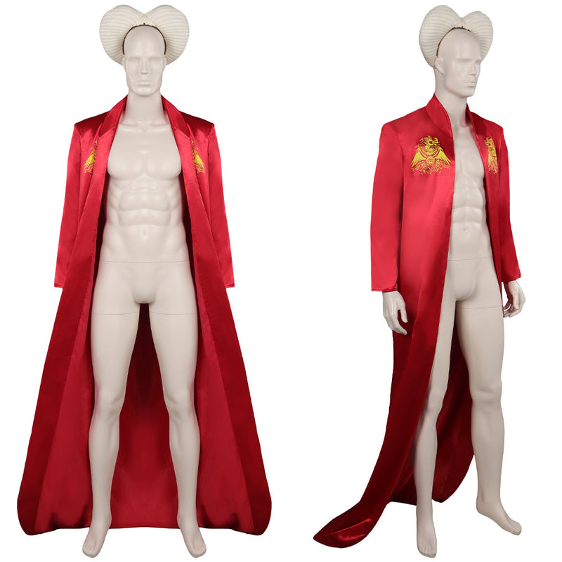 1992's Count Dracula Men Red Vampire Cloak Role Playing Party Carnival Halloween Cosplay Costume