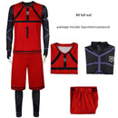Blue Lock Football Uniform Cosplay Costume Top Shorts Outfits Halloween Carnival Suit