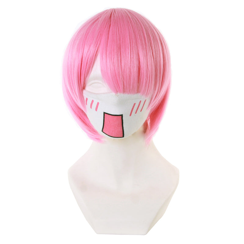 Anime Cosplay Ram Short Pink Wig Cosplay Wigs