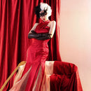 2021 Cruel Women Red Outfits Halloween Carnival Suit Cosplay Costume