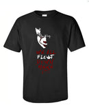 2017 IT Pennywise The Clown Black T-shirt Cosplay Costume