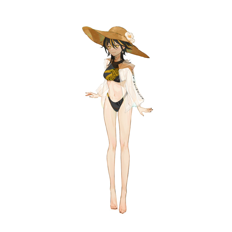Anime Original Designers Top and Shorts Two-Piece Swimming Suit - Cossky®
