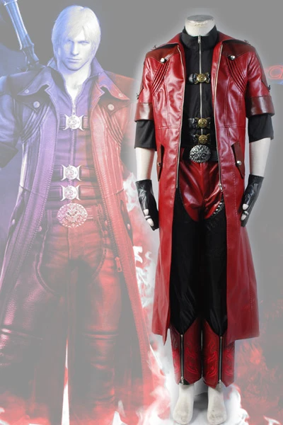 Game Devil May Cry 5 DMC5 Dante Cosplay Costume Full Set Custom Made for  Halloween Carnival