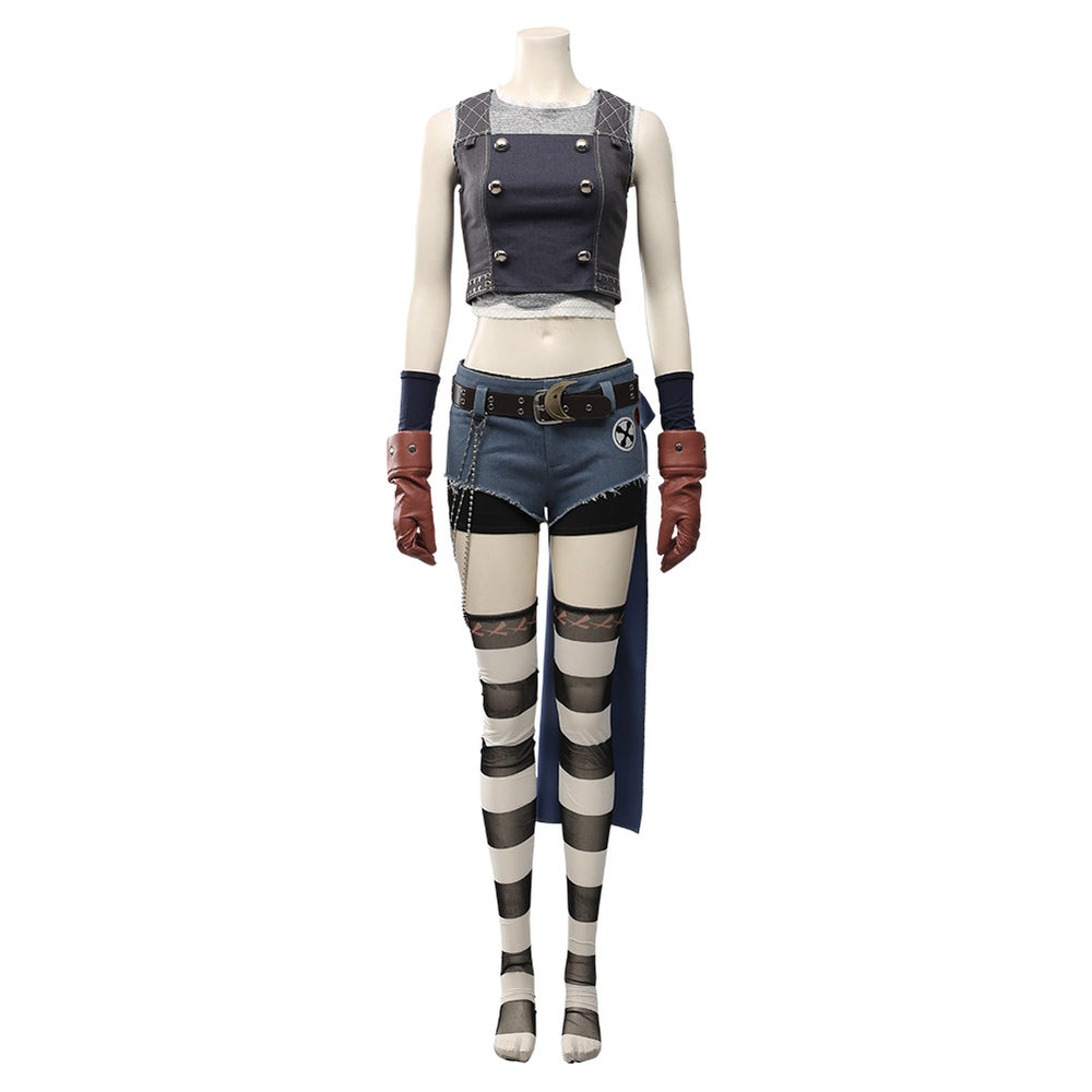 Final Fantasy VII Remake-Kyrie Canaan Women Uniform Outfit Halloween C