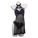 Genshin Impact Yelan Swimsuit Cosplay Costume Halloween Carnival Party Disguise Suit