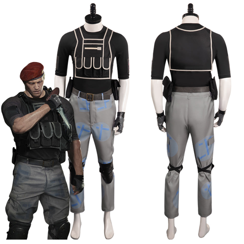 Jack Krauser Resident Evil 4 Remake Cosplay Costume Outfits
