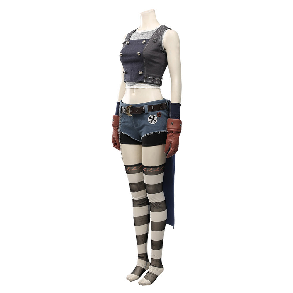 Final Fantasy VII Remake-Kyrie Canaan Women Uniform Outfit Halloween C