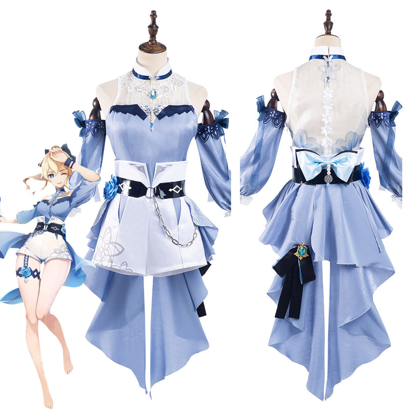 Genshin Impact Jean Qin Cosplay Costume Outfits Halloween Carnival Suit
