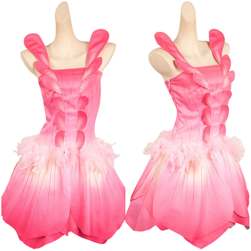 2005 Doll Fairytopia Elina Pink Dress Halloween Party Carnival Cosplay Costume 2005 Doll Fairytopia Elina Pink Dress Halloween Party Carnival Cosplay Costume