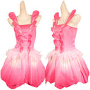 2005 Doll Fairytopia Movie Elina Pink Dress Halloween Party Carnival Cosplay Costume