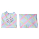 2023 Doll Movie Blue Printed Female Sexy Skirt Sleeveless Top Roleplay Dress Party Carnival Halloween Cosplay Costume