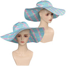 2023 Doll Movie Fashion matching Blue Female Hat Accessories Gifts Party Carnival Halloween Cosplay Costume
