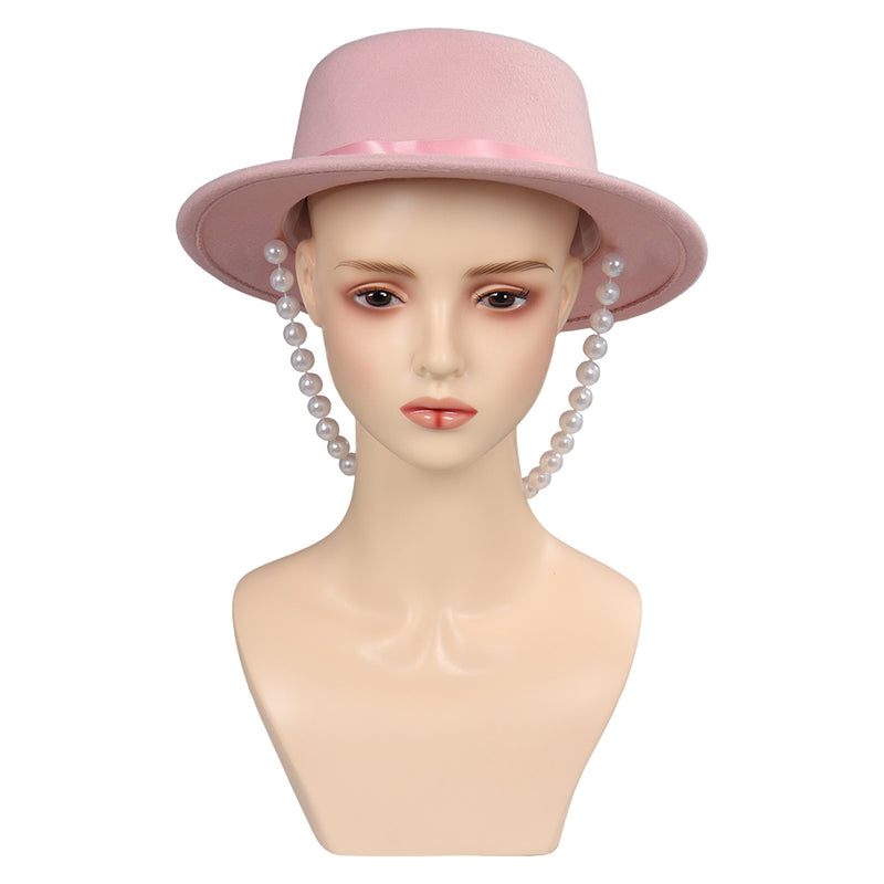 2023 Doll Movie Ken Women Hat Cap With Pearl Design Party Carnival Halloween Cosplay Costume Accessories