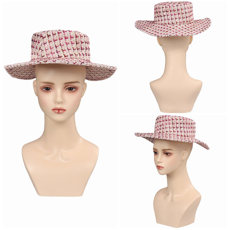 2023 Doll Movie Pink Women Hat Party Carnival Halloween Cosplay Accessories