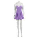 2023 Doll Movie The Writer Doll Purple Women Spaghetti Strap Sexy Dress Party Carnival Halloween Cosplay Costume