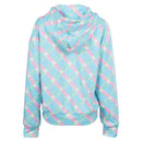 2023 Doll Movie Women Blue Plaid Hoodie Fashion Collocation Party Carnival Halloween Cosplay Costume