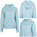 2023 Doll Movie Women Blue Plaid Hoodie Fashion Collocation Party Carnival Halloween Cosplay Costume