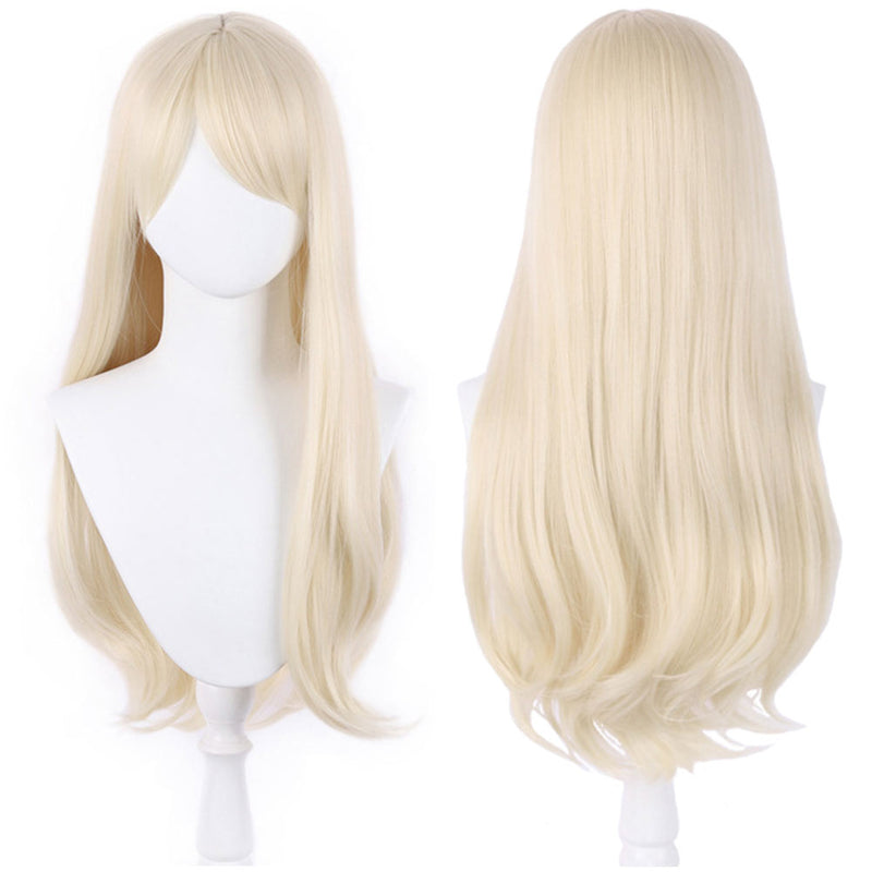2023 Doll Movie Women Heat Resistant Synthetic Wig Hair Carnival Halloween Party Props