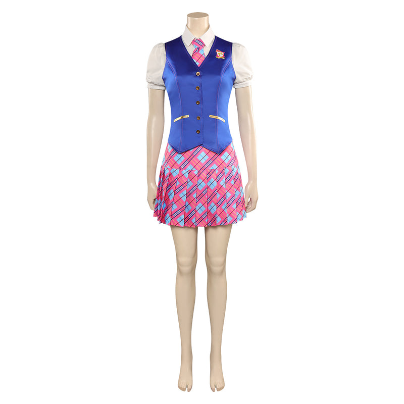 2023 Doll Movie:Princess Charm School Blair\\'s Blue Outsits Skirt Party Carnival Halloween Cosplay Costume