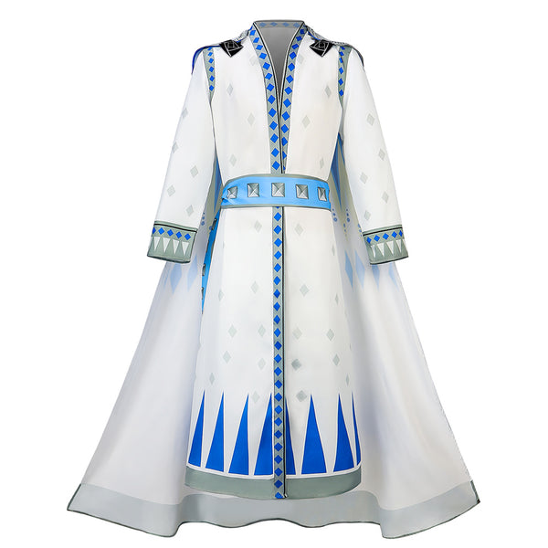 2023 Film Wish King Magnifico White Outsuit Party Carnival Halloween Cosplay Costume