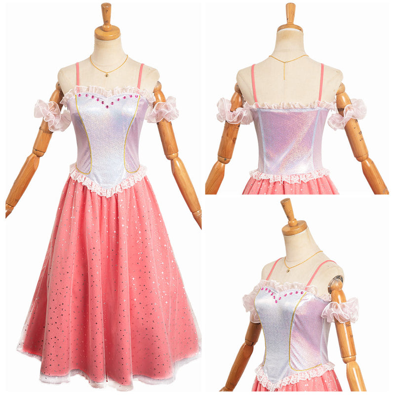 2023 Movie Doll in the Nutcracker Clara Pink Yarn Sexy Pink Skirt Party Carnival Halloween Cosplay Costume