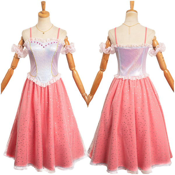 2023 Movie Doll in the Nutcracker Clara Pink Yarn Sexy Pink Skirt Party Carnival Halloween Cosplay Costume