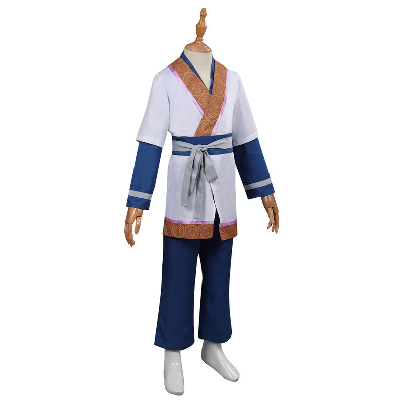 2023 The Monkey King Movie Lin Kids Children White Role Playing Outfits Party Carnival Halloween Cosplay Costume
