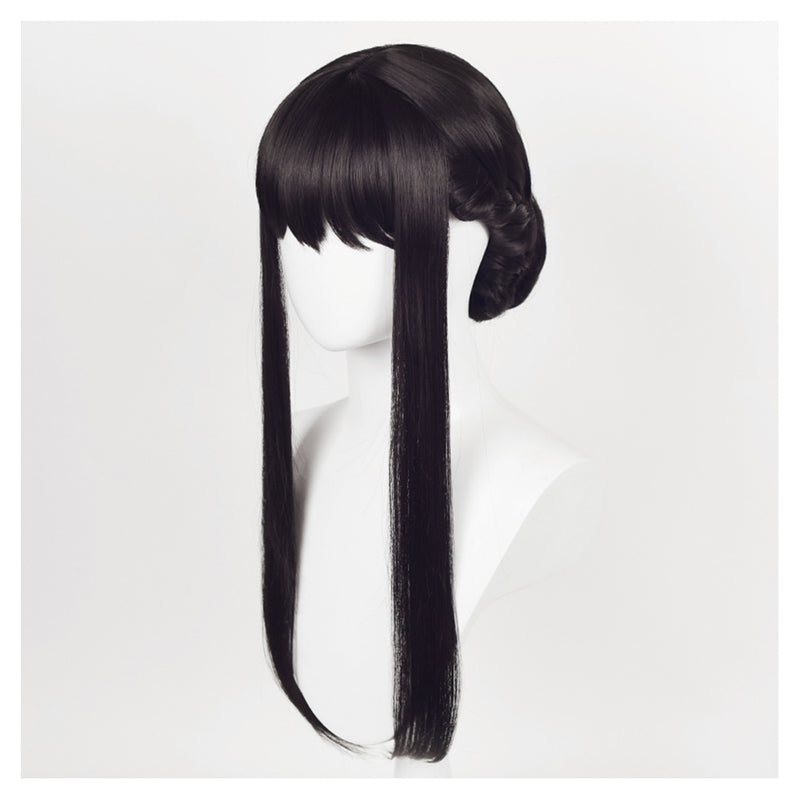 Briar Long Black Cosplay Wig Heat Resistant Synthetic Hair Carnival Halloween