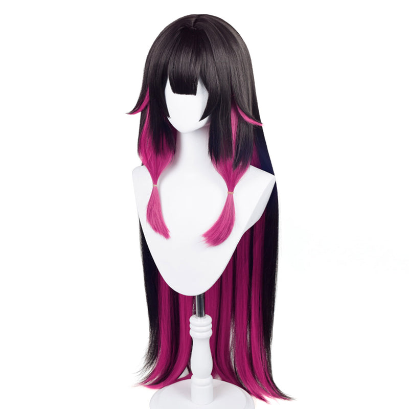 Genshin Impact Fatui Columbina Cosplay Wig Heat Resistant Synthetic Hair Carnival Halloween Party Props