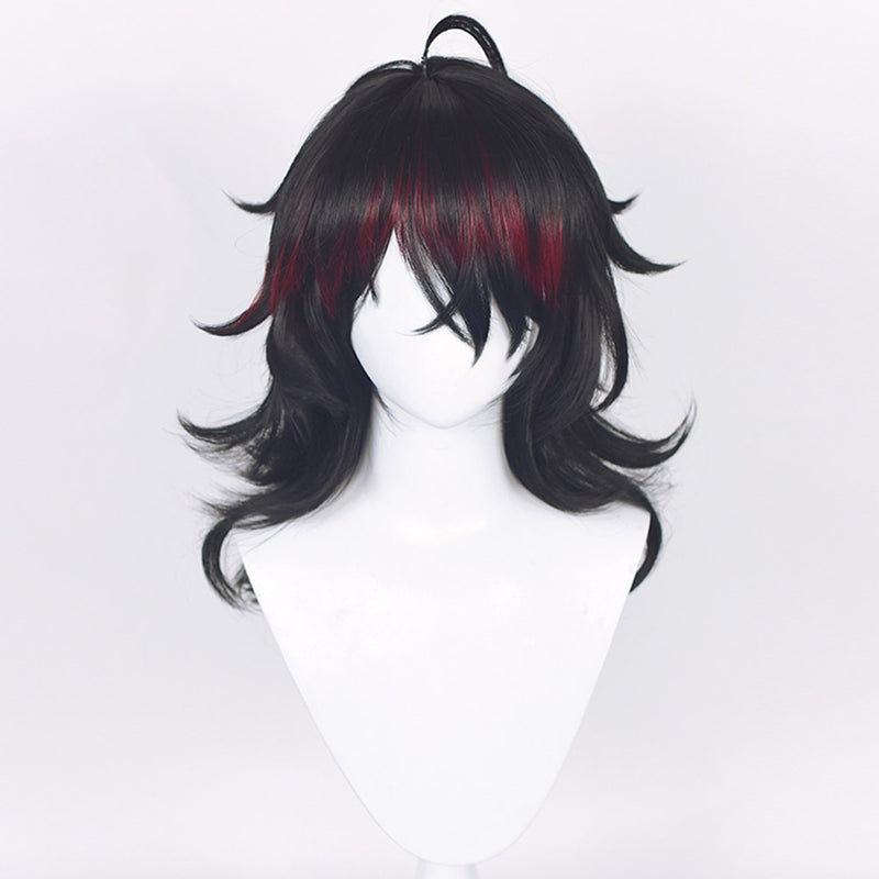 Vtuber Vox Akuma Cosplay Wig Heat Resistant Synthetic Hair Cosplay Props