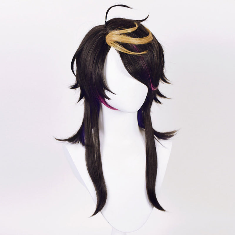 VTuber ShuYamino Cosplay Wig Heat Resistant Synthetic Hair Carnival Halloween Party Props