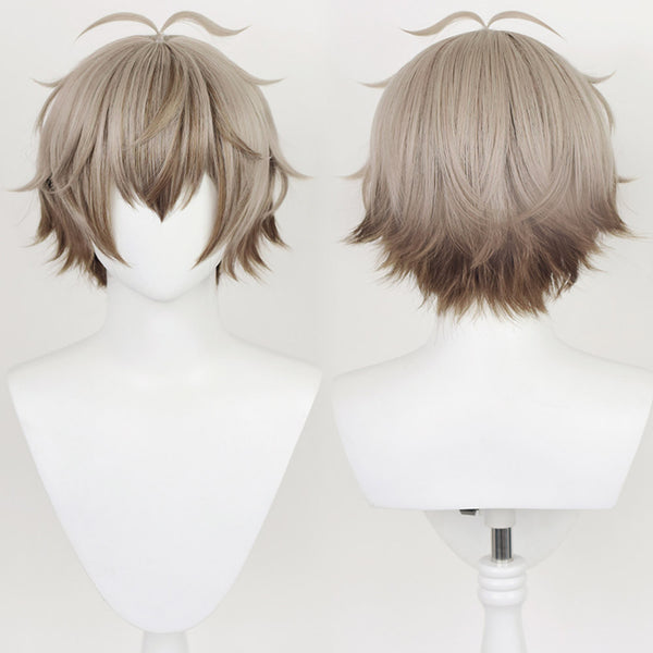 Vtuber Alban Knox Cosplay Wig Heat Resistant Synthetic Hair Cosplay Props