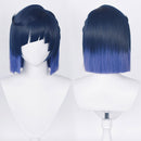 Genshin Impact Yelan Cosplay Wig Heat Resistant Synthetic Hair Carnival Halloween Party Props