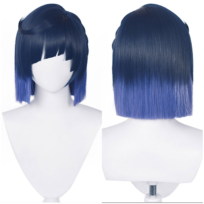 Genshin Impact Yelan Cosplay Wig Heat Resistant Synthetic Hair Carnival Halloween Party Props