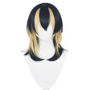 Haitani Ran Cosplay Wig Black Golden Hair Halloween Party Props