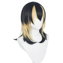 Haitani Ran Cosplay Wig Black Golden Hair Halloween Party Props