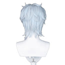 Genshin Impact Fatui Dottore Cosplay Wig Heat Resistant Synthetic Hair Carnival Halloween Party Props